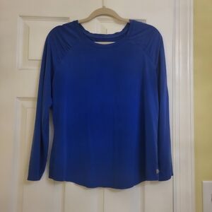 Lilly Pulitzer Royal Blue Long Sleeve Top Size L